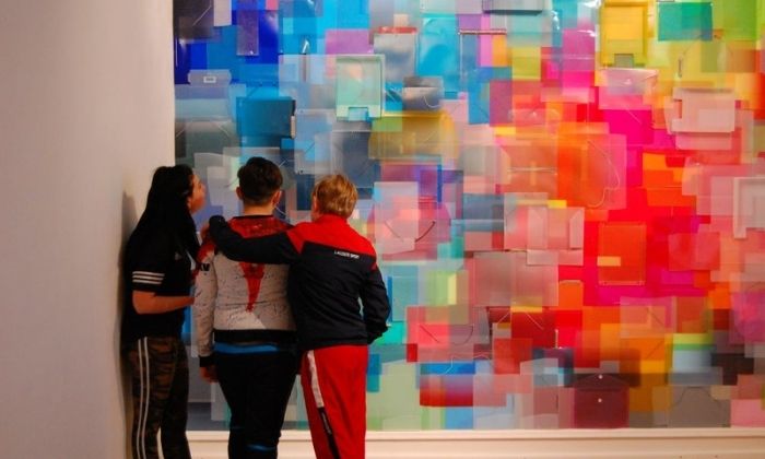 Kunst muss gar nicht langweilig sein! (Ausstellungsansicht: Tina Haase - unbedingt, 27.01.2019 - 05.05.2019)
